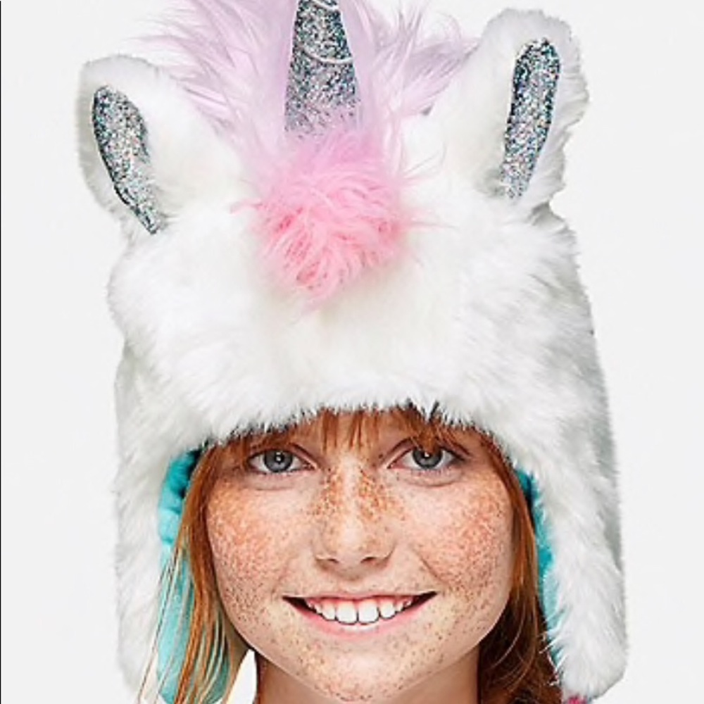 NWOT - JUSTICE Unicorn Hat